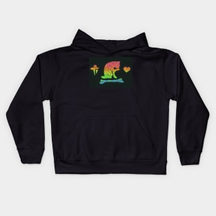 Frenchie's Revenge Rainbow Flag Kids Hoodie